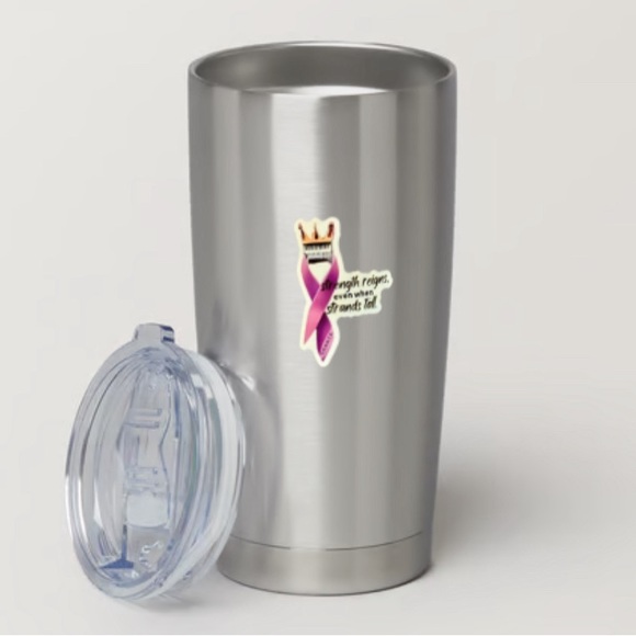 Cancer Journey Sticker Book + Cancer Ribbon 3” Sticker - Picture 8 of 10